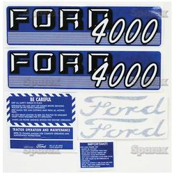 UF81871K    Hood Decal Pair  4000 Select-O-Speed 4 cyl Gas